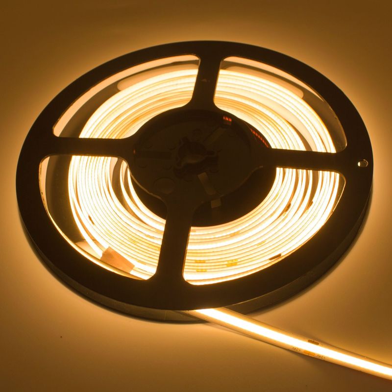 Striscia 24V Chips Indoor Home Decor ad alta densità della PANNOCCHIA di 2700K-6500K 12V LED
