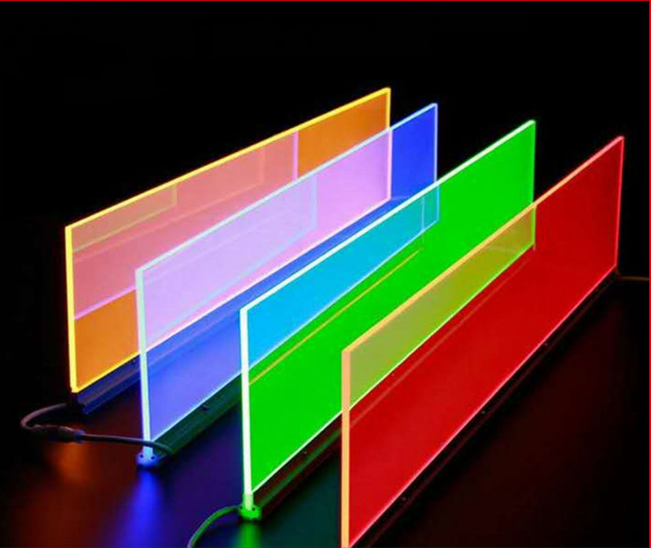 la dimensione su ordinazione del piatto di guida di luce di 2mm 3mm 4mm 5mm 10mm GPL modella la punteggiatura della trasparenza del laser 98%