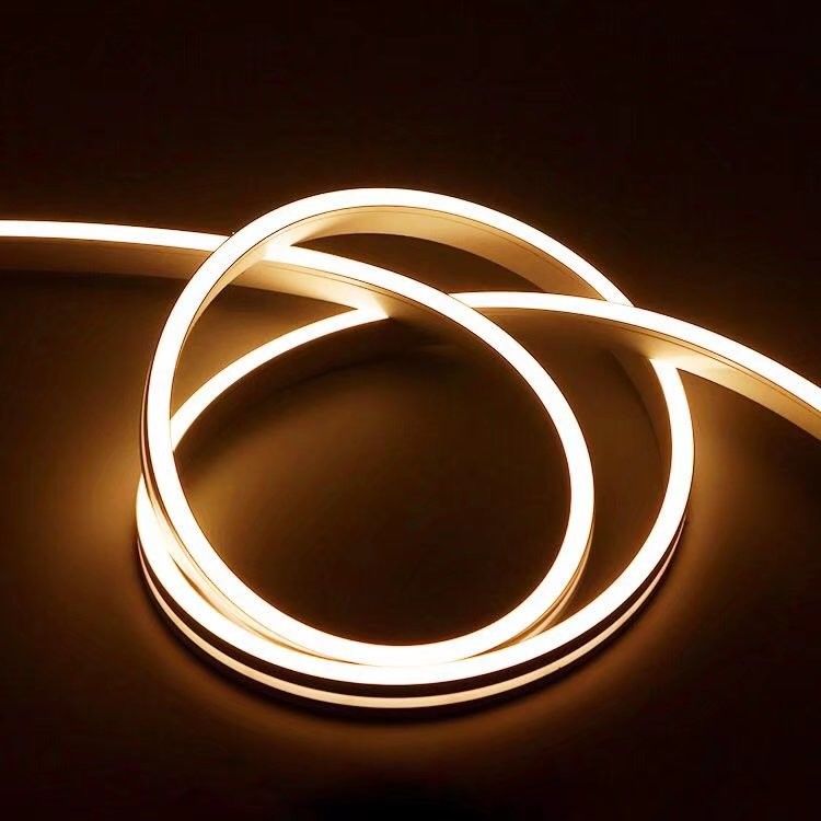 Dc bianco freddo caldo al neon flessibile impermeabile 12/24V della luce di striscia del silicio LED IP67 per la decorazione dell'interno all'aperto