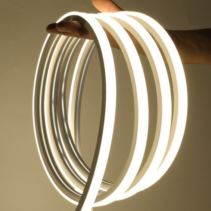2835 gel di silice flessibile leggero al neon della striscia di 5050 LED IP67 morbido impermeabilizzano per la decorazione