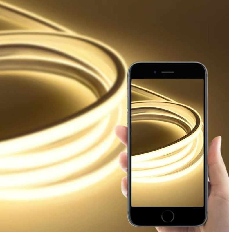 cambiamento flessibile al neon di colore della luce di striscia di 3000K LED 24V 14W 1616 RGB