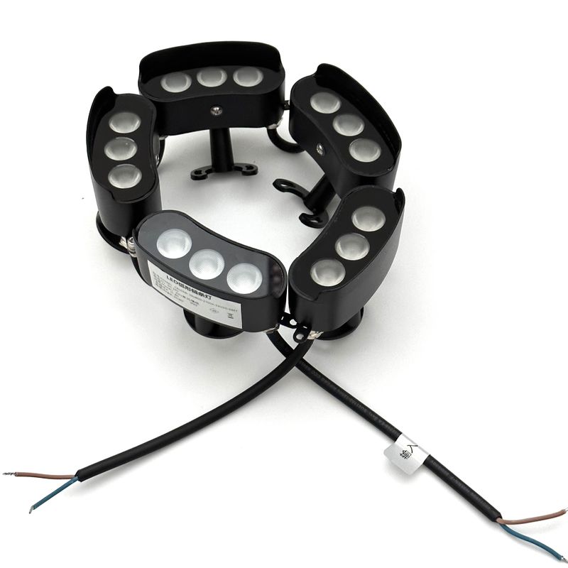 led collegabile alluminio acciaio Flex LED Wall Washer luce 24V 4000K Bianco Caldo 12W 24W