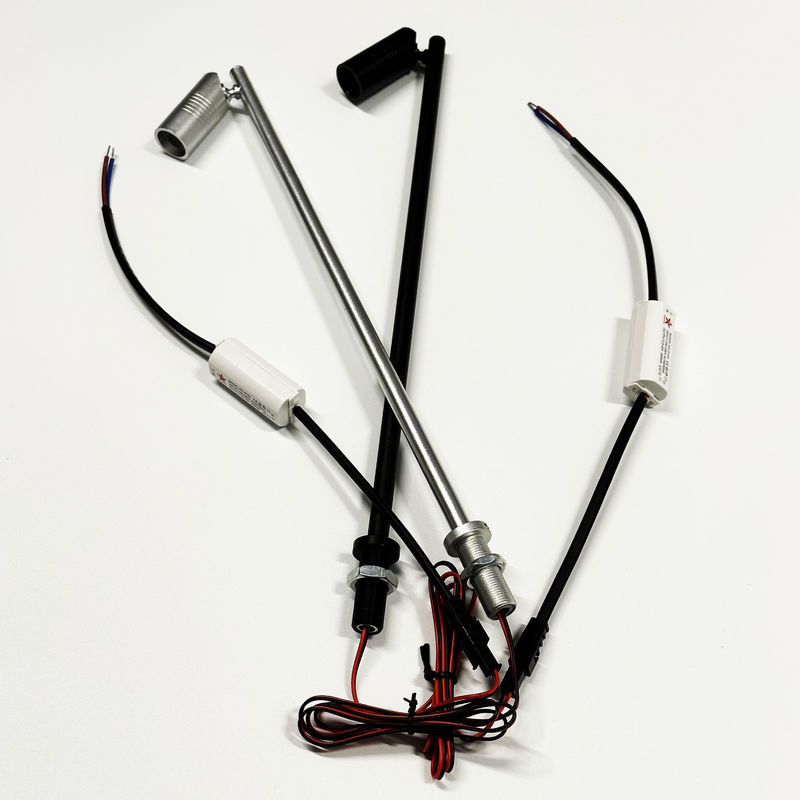 Illuminazione nera d'argento del Governo della vetrina dell'esposizione della luce LED Mini Spot Light Pole Jewelry dei gioielli di 3w LED