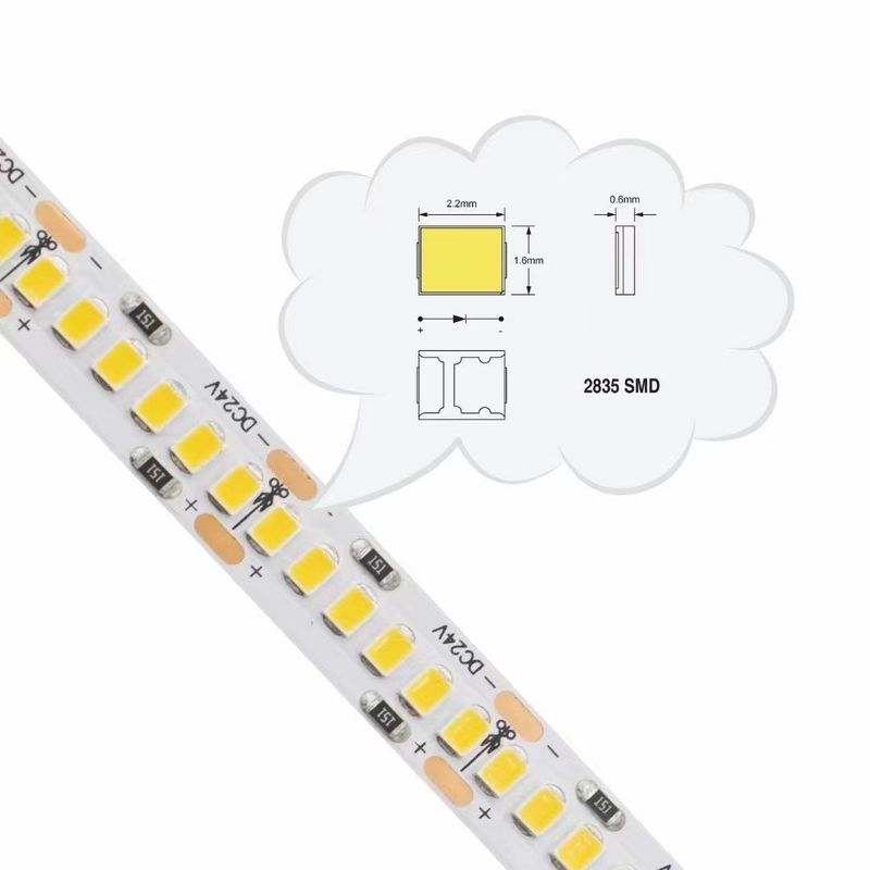 Luminosità flessibile impermeabile all'aperto della luce di striscia del LED alta 13w per la decorazione