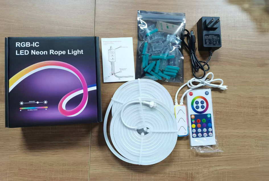 luce di striscia al neon del silicone 110-120V IP20/IP65/IP67/IP68 con l'adattatore del connettore