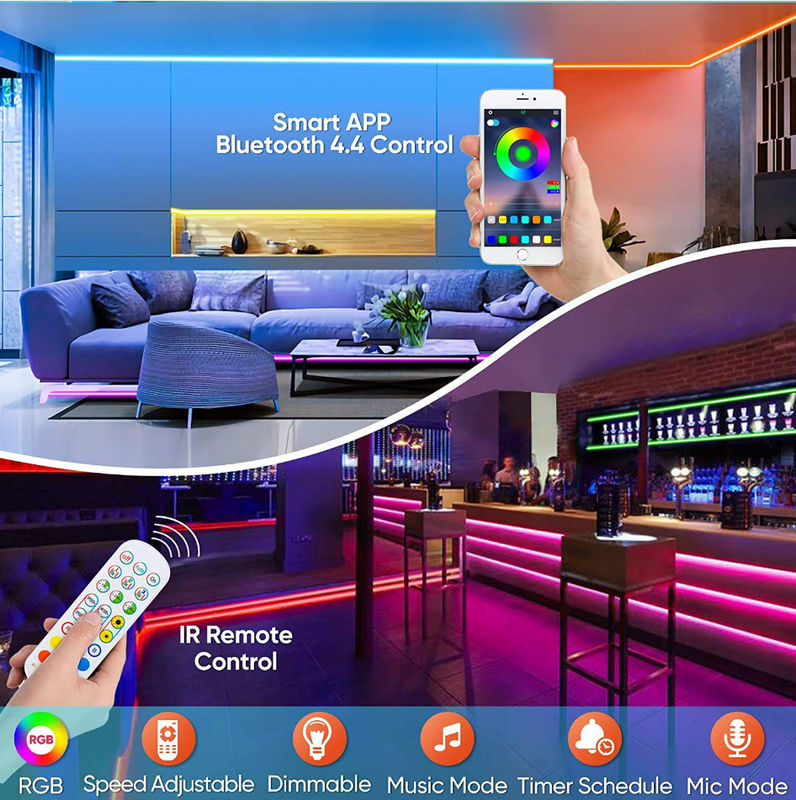 luce di striscia al neon del silicone 110-120V IP20/IP65/IP67/IP68 con l'adattatore del connettore