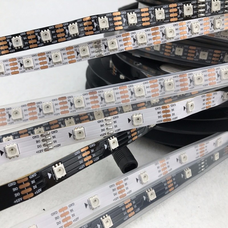 colori flessibili della luce di striscia di 6W 8W 10W 12W 12V LED multi SMD 5050 RGB 300 LED