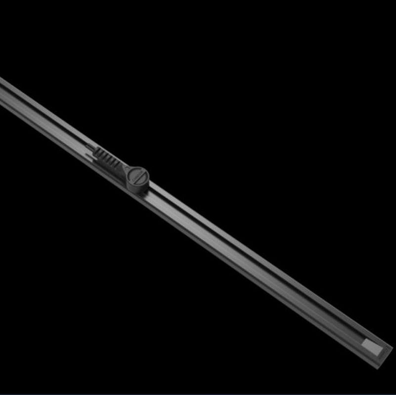 Luce bianca dello scaffale di Grey For LED del LED della pista della luce del nero ultra sottile della ferrovia