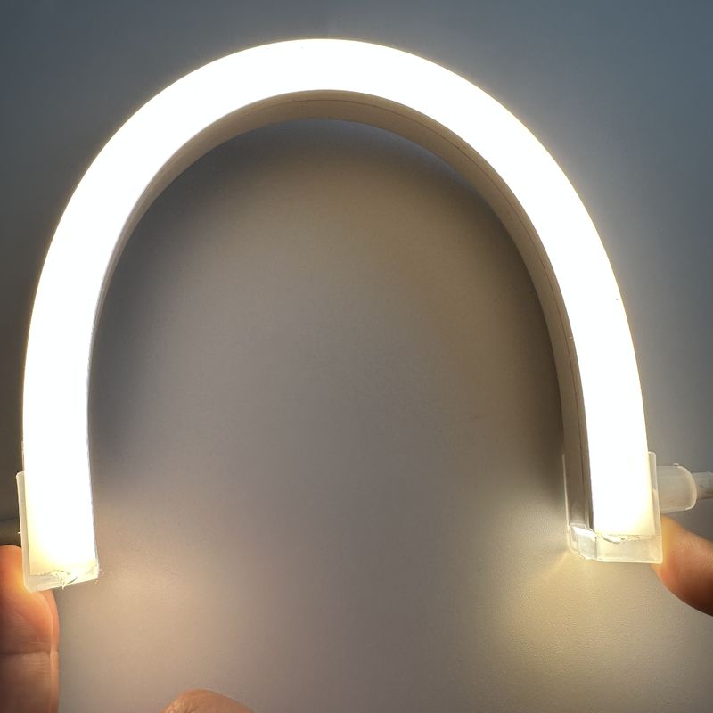 Luce di striscia al neon del silicone 16.4ft/5m impermeabile Cuttable & collegabile, cambiamento di colore di RGB
