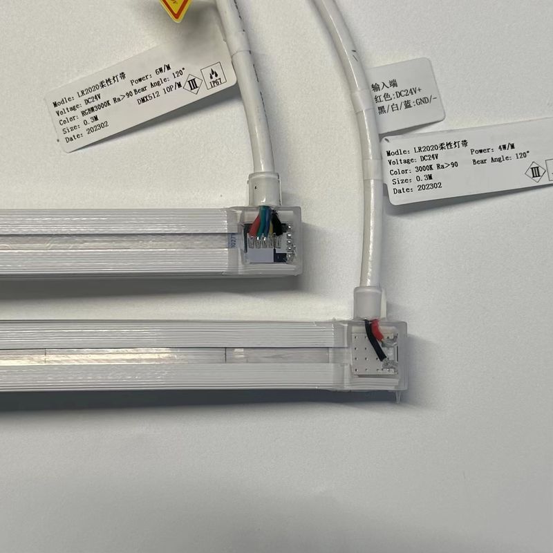 1010 1212 1616 1220 hanno condotto la luce materiale d'ardore al neon luminosa del tubo del silicone dell'angolo d'apertura 120°