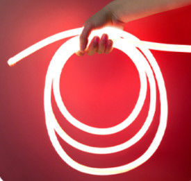 Colore bianco caldo flessibile al neon leggero al neon della luce di striscia del silicone 24V IP67 del LED