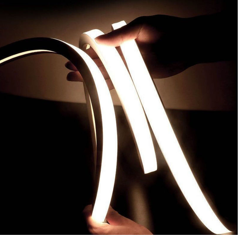 decorazione al neon della casa della luce di striscia del silicone di dimensione 12W LED di 120° 24V 1616 IP65 Buliding
