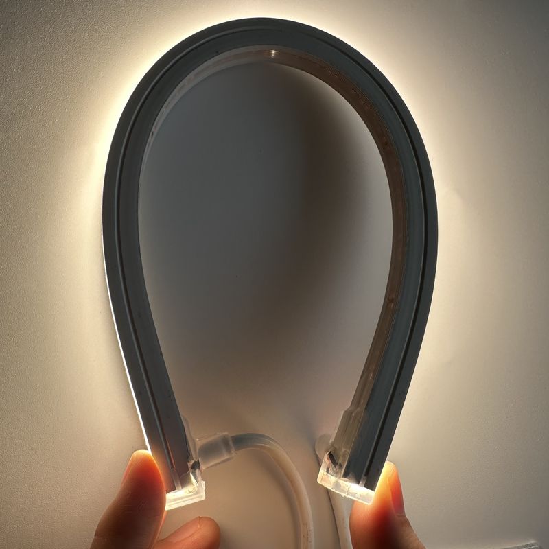 Luce al neon 12V della striscia LED del silicone IP65/luce lineare flessibile di 24V RGBW DMX512 12W